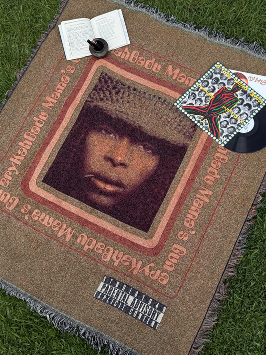 ERYKAH BADU - Mamas Gun - Woven Throw Blanket