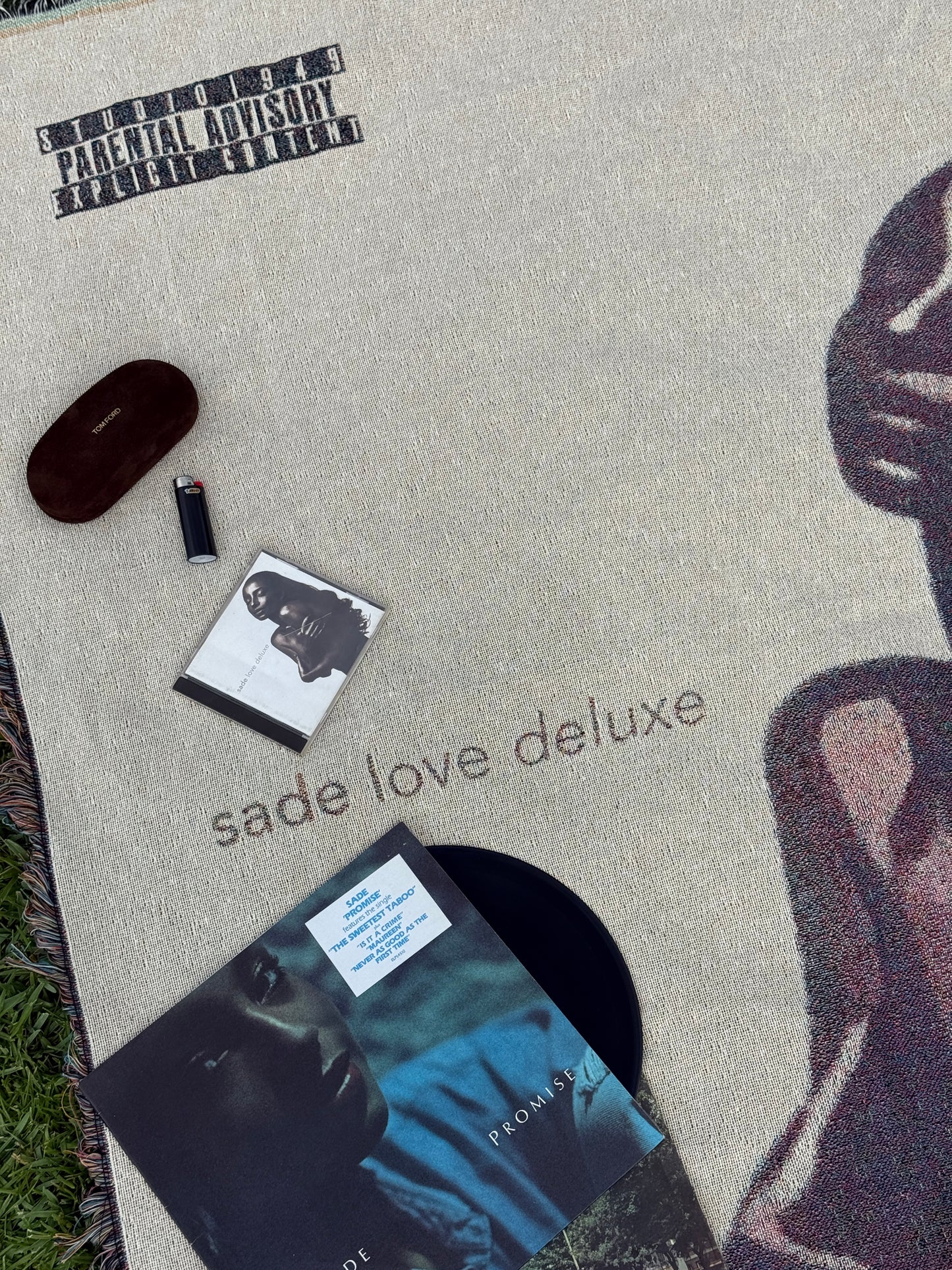 SADE - love deluxe - Woven Throw Blanket