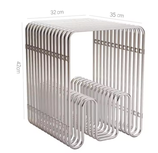 Metal 'S' - Book/Magazine Rack